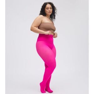 NWT Sheertex Barbie™ Semi-Opaque Rip-Resist Tights Womens Size Small Bright Pink